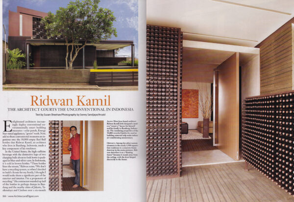 Architectural Digest, Ridwan Kamil